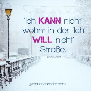 Ich kann nicht wohnt in der ich will nicht Straße.