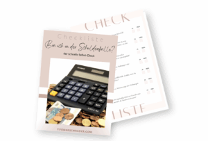 Checkliste Schuldenfalle